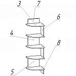 Чертеж Угловой стеллаж Ванкувер 1 BMS