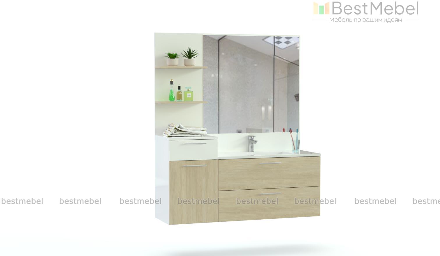 Комплект для ванной комнаты Агава 4 BMS - Фото
