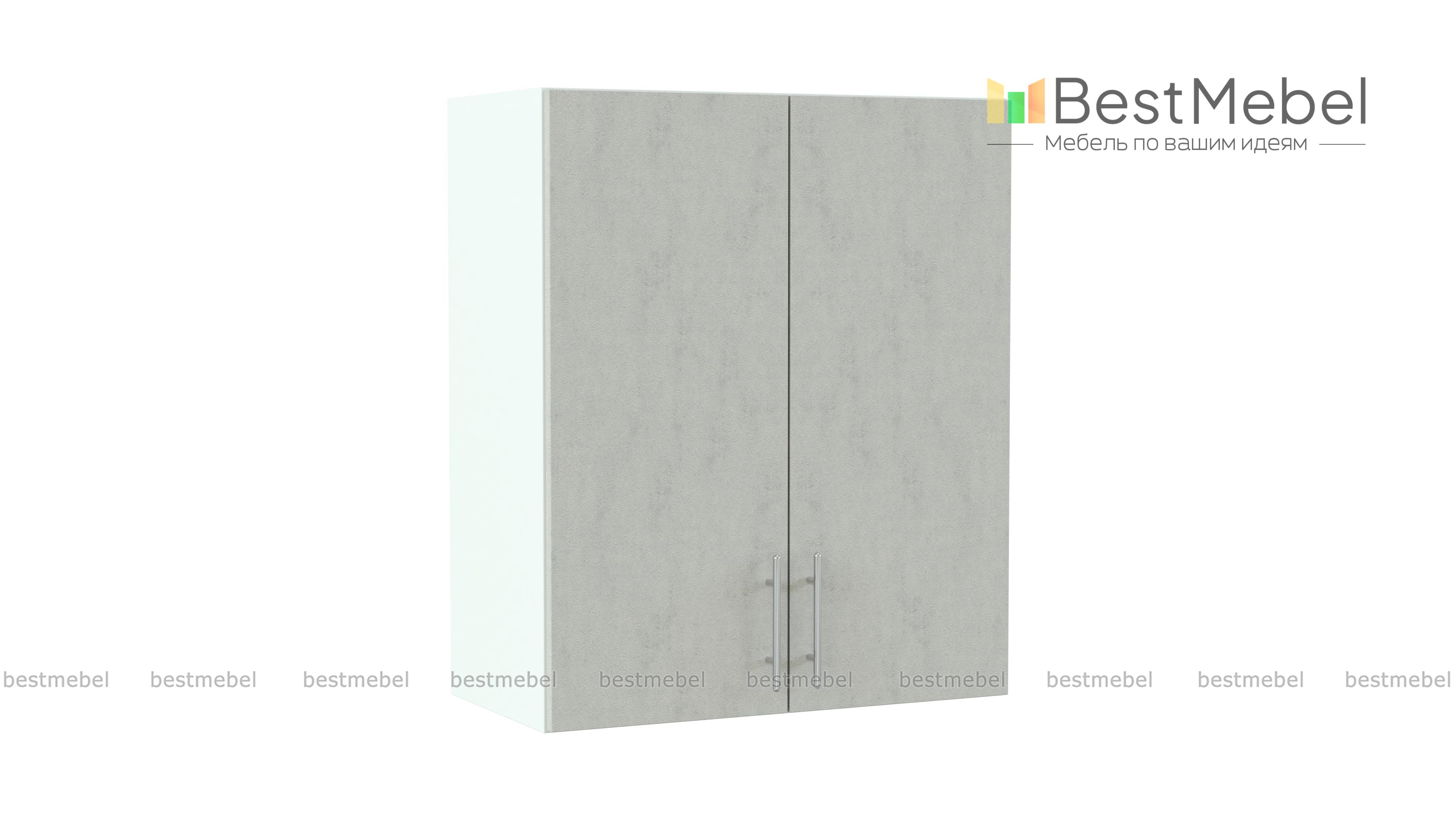 Шкаф верхний двухдверный Оля BMS - Фото