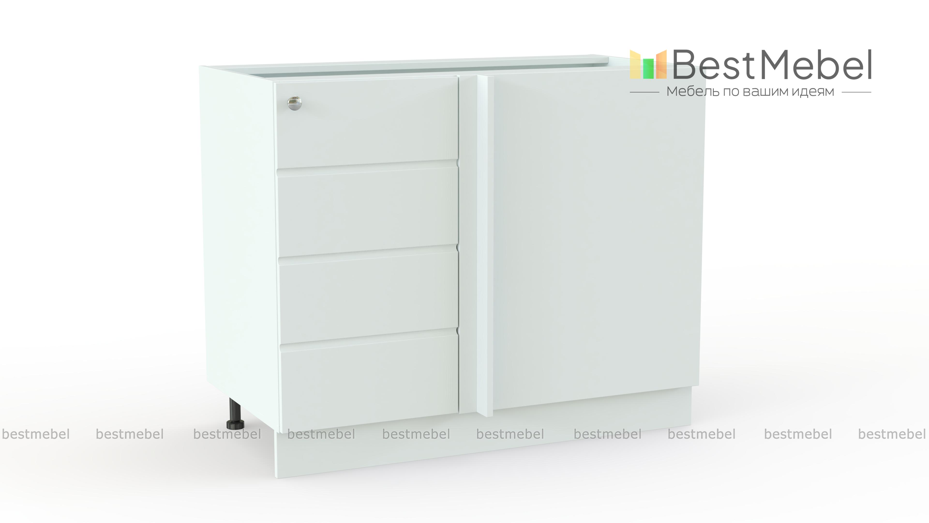 Тумба напольная угловая Квадро BMS - Фото