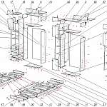 Схема сборки Шкаф-кровать трансформер Вилли BMS