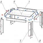Схема сборки Кухонный стол Кантри Т1 BMS
