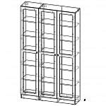 Схема сборки Шкаф Билли Оксберг Billy Oxberg 48