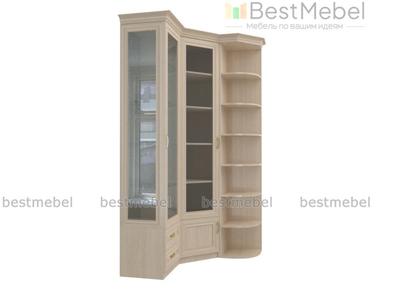 Угловой шкаф для книг Порт BMS - Фото