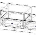 Чертеж Тумба ТВ 06.06 Конти BMS