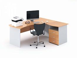 Стол офисный угловой Маер 48 BMS (1410х750х600)