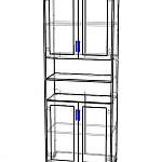 Чертеж Шкаф Санта-62 BMS