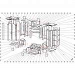 Схема сборки Стенка в гостиную Бравия-9 BMS