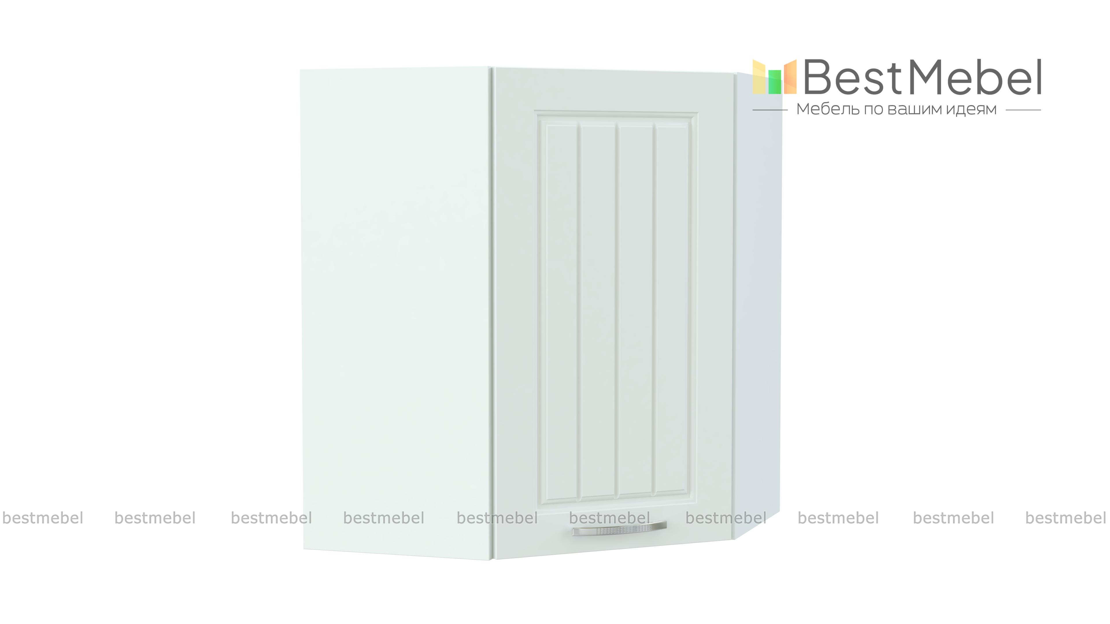 Шкаф навесной угловой Снежная королева BMS - Фото