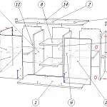 Схема сборки Шкаф верхний комод  Гренада BMS