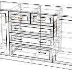 Чертеж Комод Иван МДФ 2.4 BMS