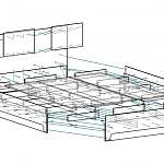 Схема сборки Кровать Ристо 2 BMS
