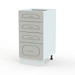 Эмилия шкаф напольный с 4-мя ящиками BMS - Фото 4