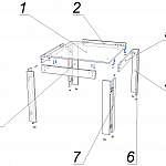 Схема сборки Кухонный стол 2.1 BMS