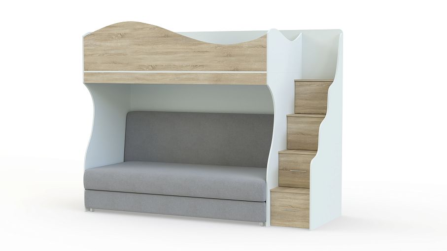 Детская кровать с диваном Дон Кихот 15 BMS - Фото