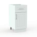 Шкаф напольный Снежная королева с 1 ящиком и дверью BMS - Фото 3