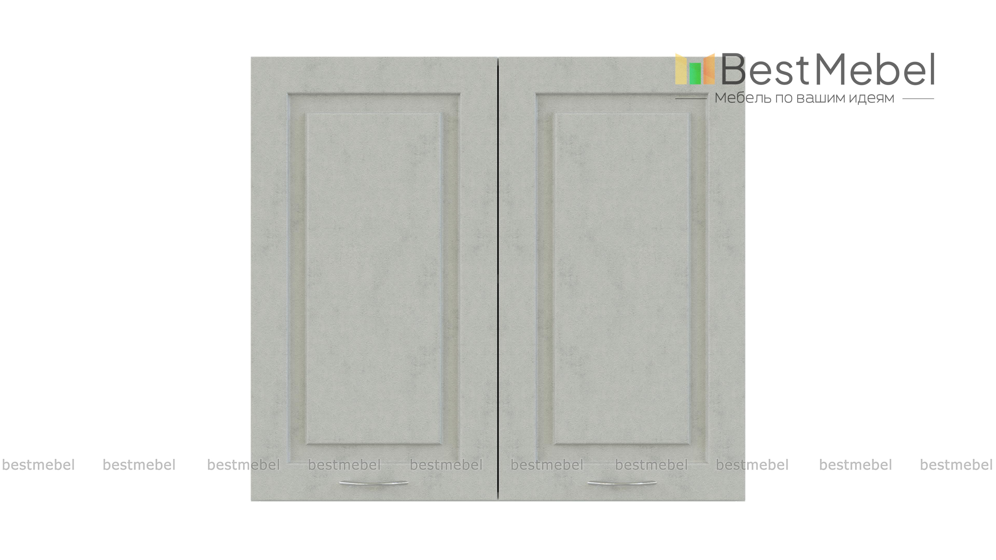 Шкаф верхний высокий Гарда 2 двери BMS - Фото