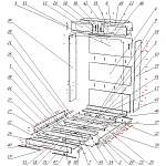 Схема сборки Шкаф-кровать трансформер Лора BMS