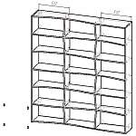 Чертеж Стеллаж Вавилон 3 BMS