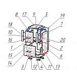 Схема сборки Прикроватная тумба Ларго 1 BMS