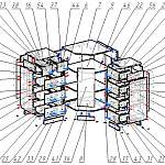 Схема сборки Комод угловой Марта 12 BMS
