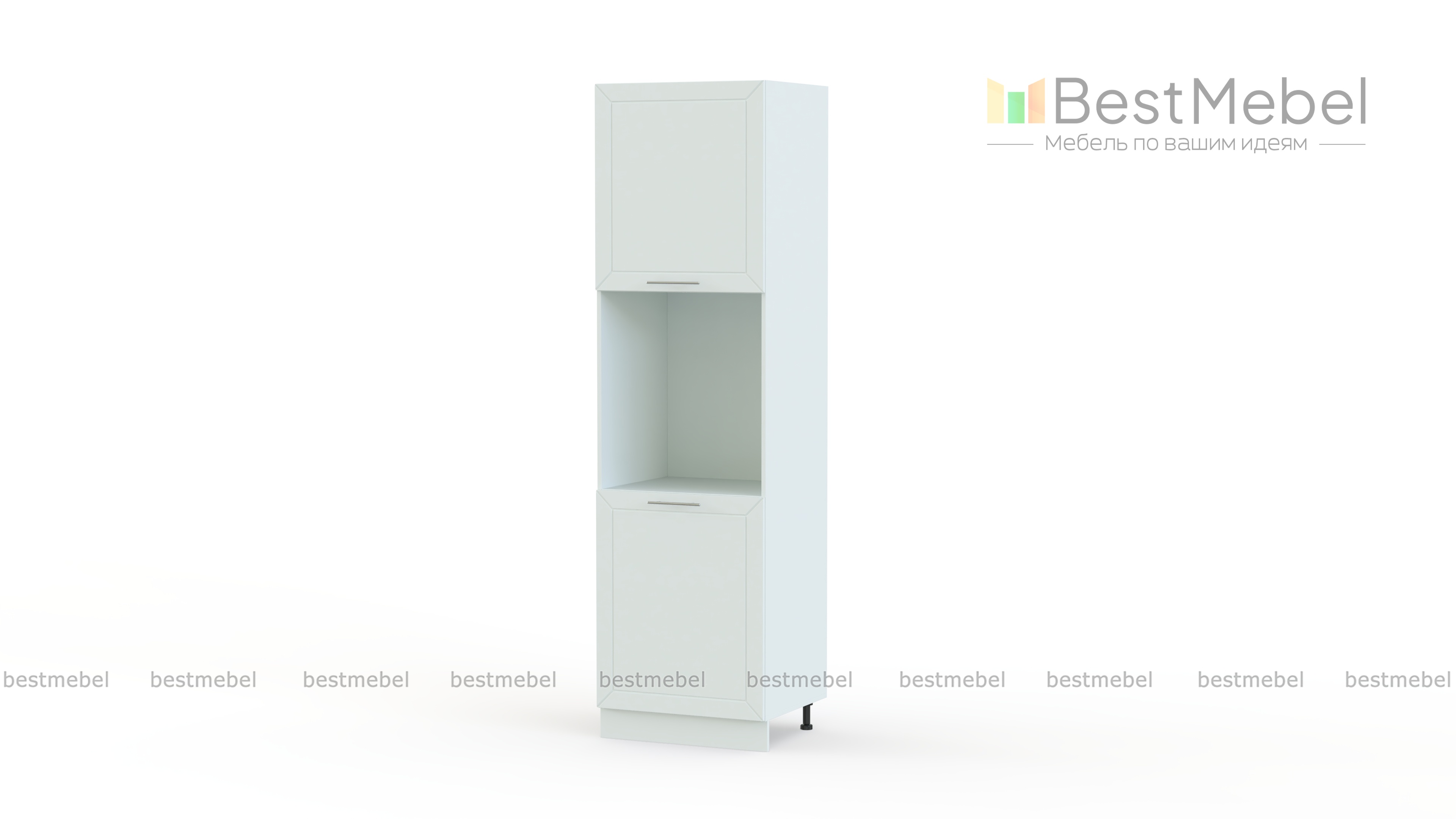 Шкаф пенал под бытовую технику с 2-мя дверцами Тетчер BMS