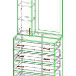 Чертеж Комод Мода BMS