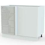 Тумба напольная угловая Квадро BMS - Фото 7