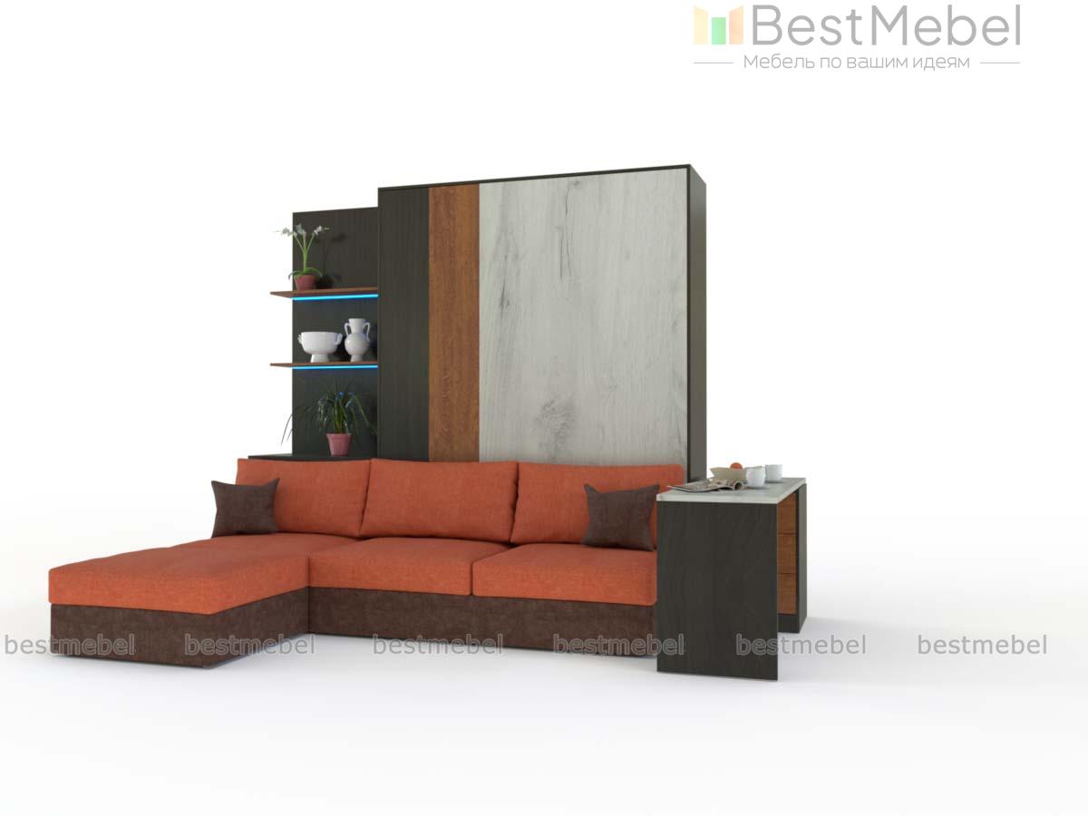 Шкаф-кровать с диваном Лола BMS - Фото