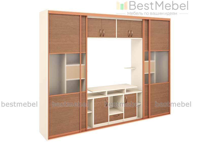 Шкаф-купе с нишей под ТВ Робин BMS - Фото