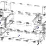 Чертеж Тумба под ТВ Эксклюзив 5 BMS