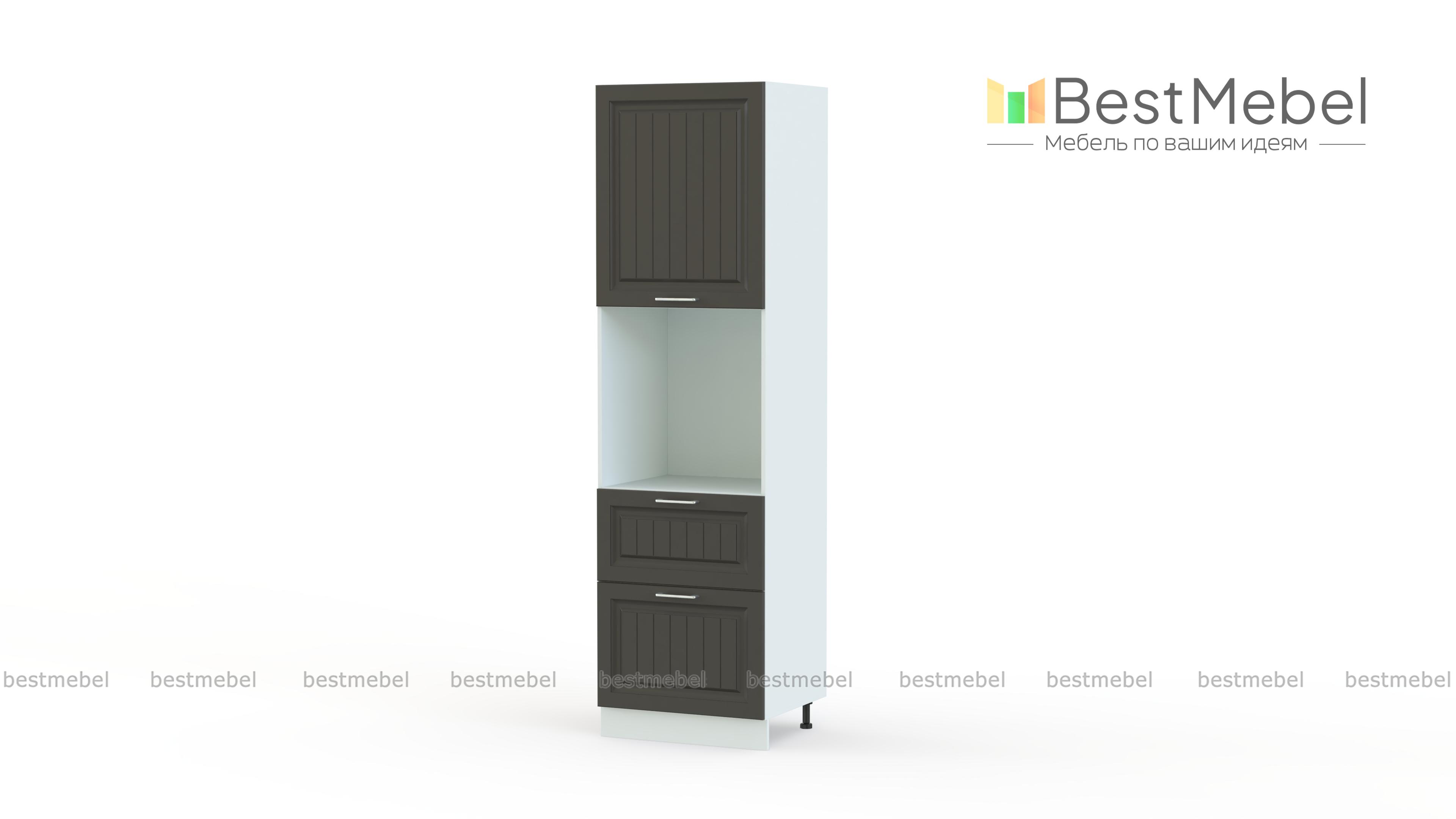 Шкаф пенал  с 1-ой дверцей и 2-мя ящиками Европа-2 BMS - Фото