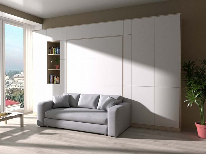 Шкаф-кровать с диваном Рубин 10 BMS - Фото