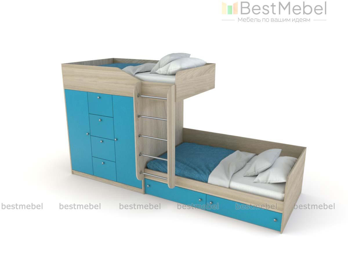 Двухъярусная кровать Море 14 BMS - Фото