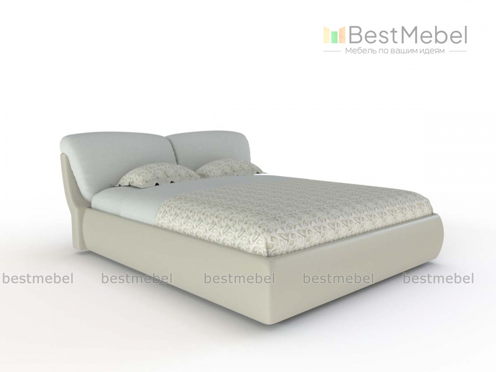 Кровать Верона с мягким изголовьем BMS