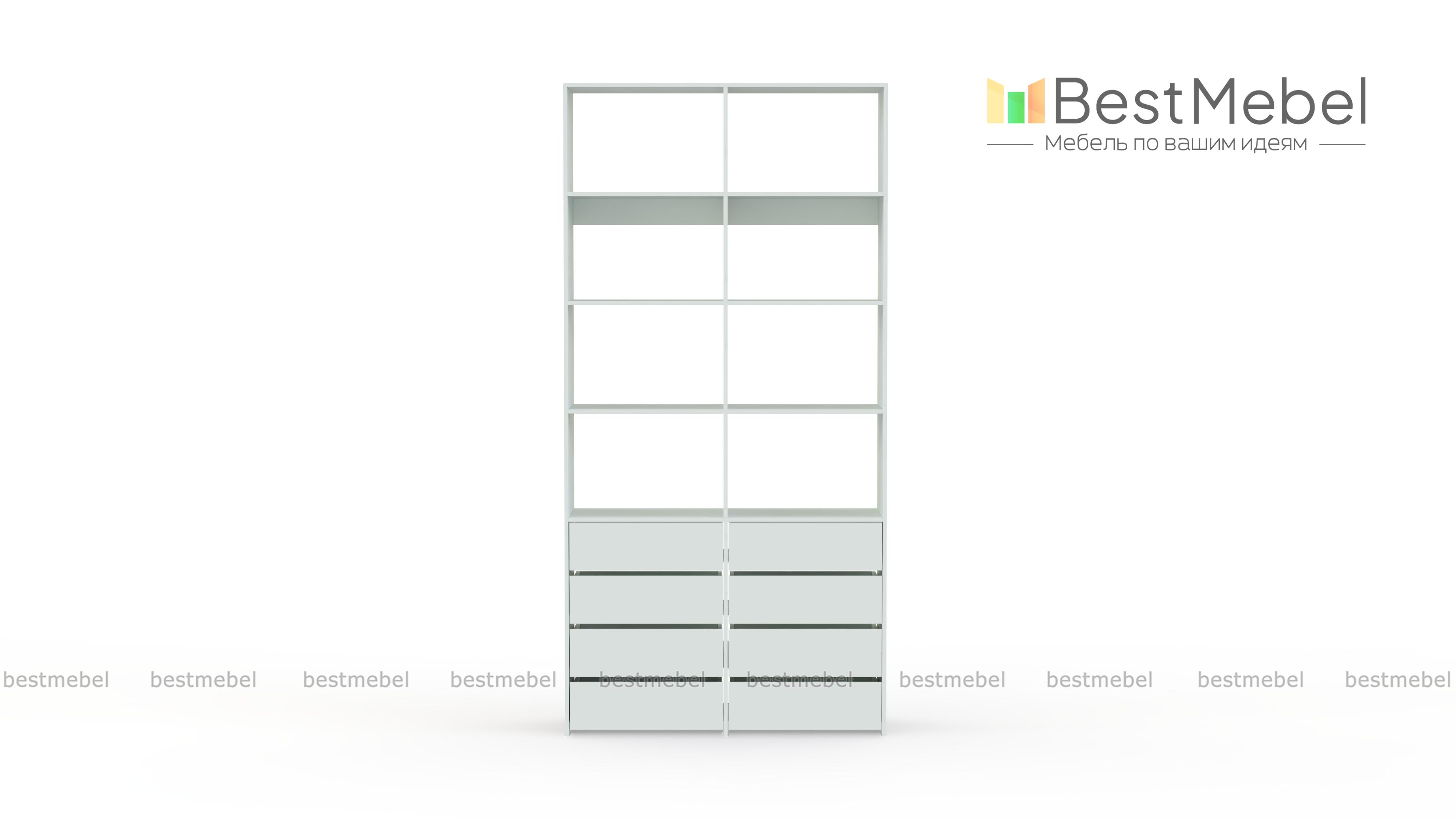 Стеллаж для одежды Мирта 40 BMS - Фото