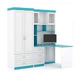 Шкаф со столом Классик 22 BMS - Фото 10