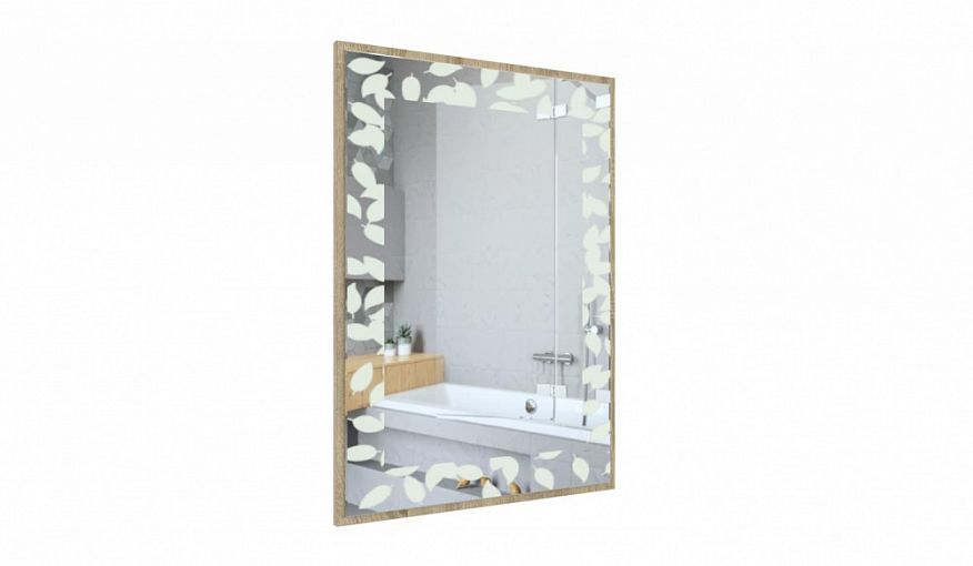 Зеркало в ванную комнату Дуо 8 BMS - Фото