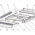 Схема сборки Кровать-подиум Сакура 16 BMS