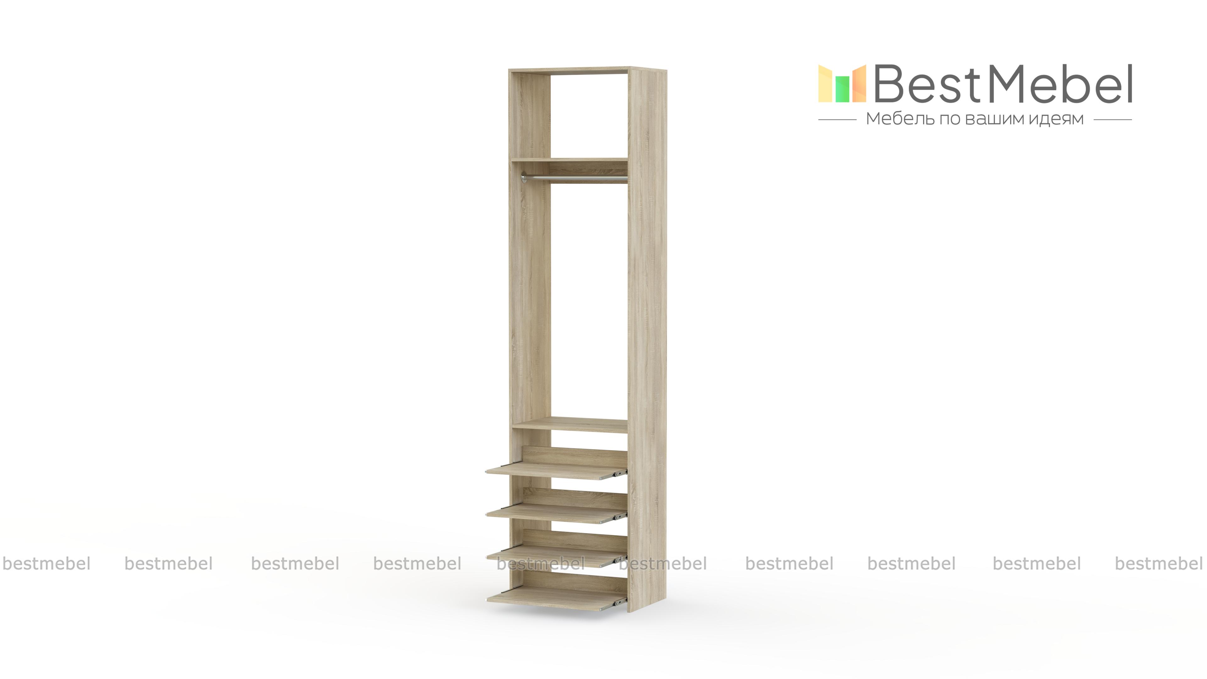 Стеллаж для одежды Мирта 75 BMS - Фото