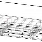 Схема сборки Детская кровать Медисон-1.10 BMS