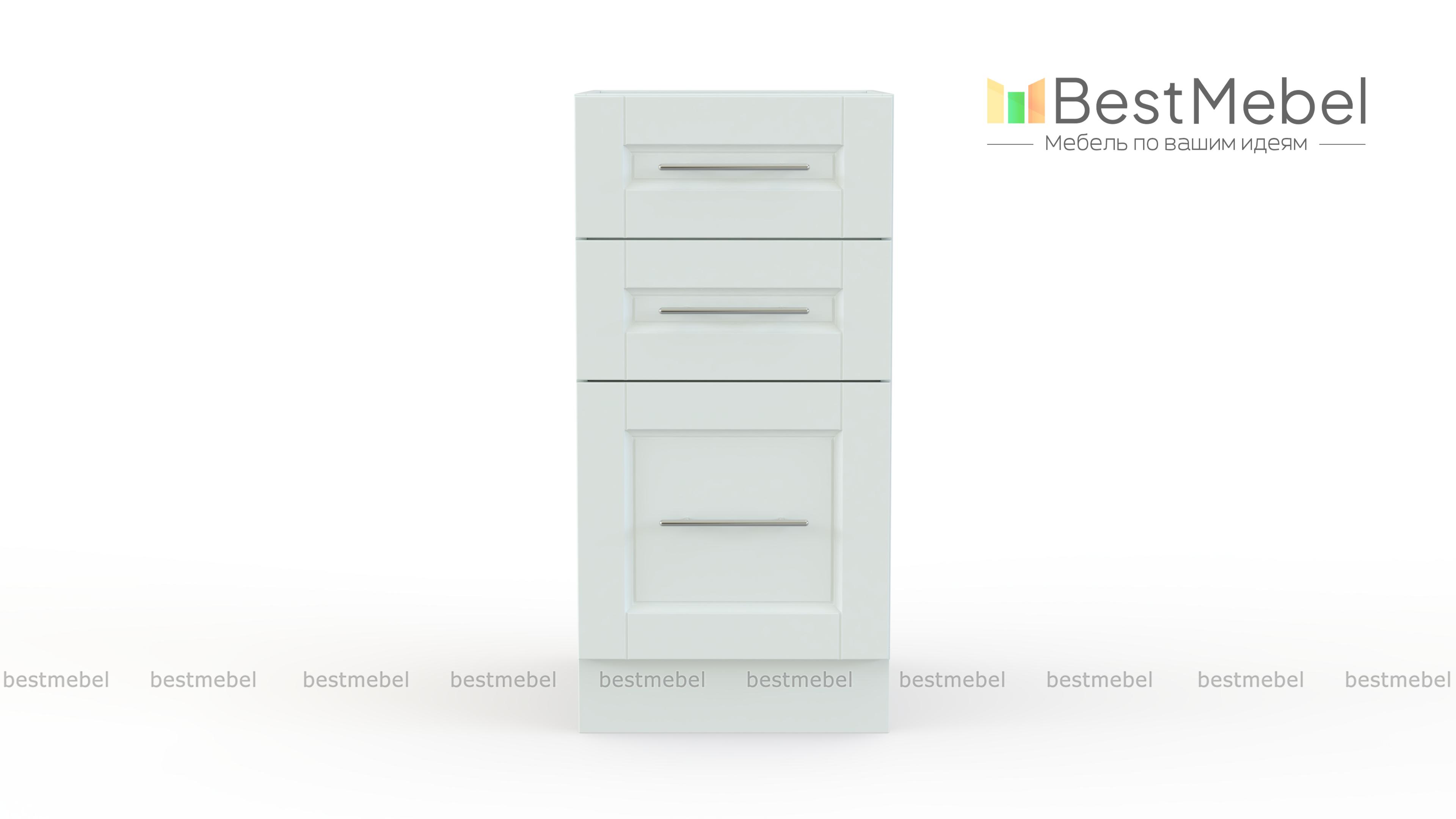 Шкаф нижний с 3-мя ящиками Сканди BMS - Фото