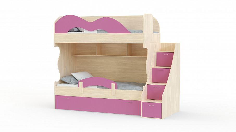 Детская двухъярусная кровать Бамбини BMS - Фото