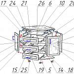Схема сборки Угловой комод Классик 14 BMS