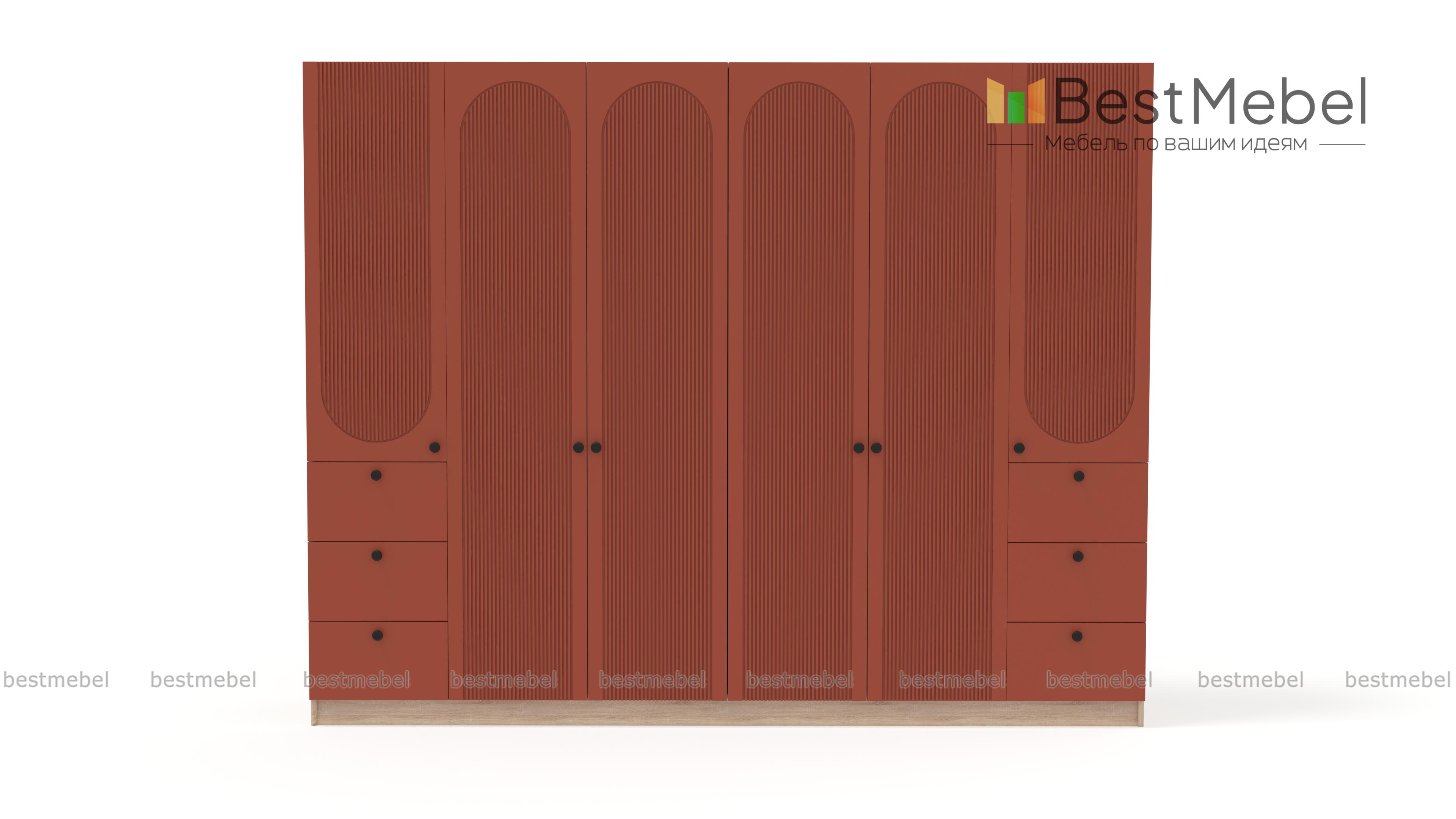 Шкаф распашной Рене 33 BMS - Фото