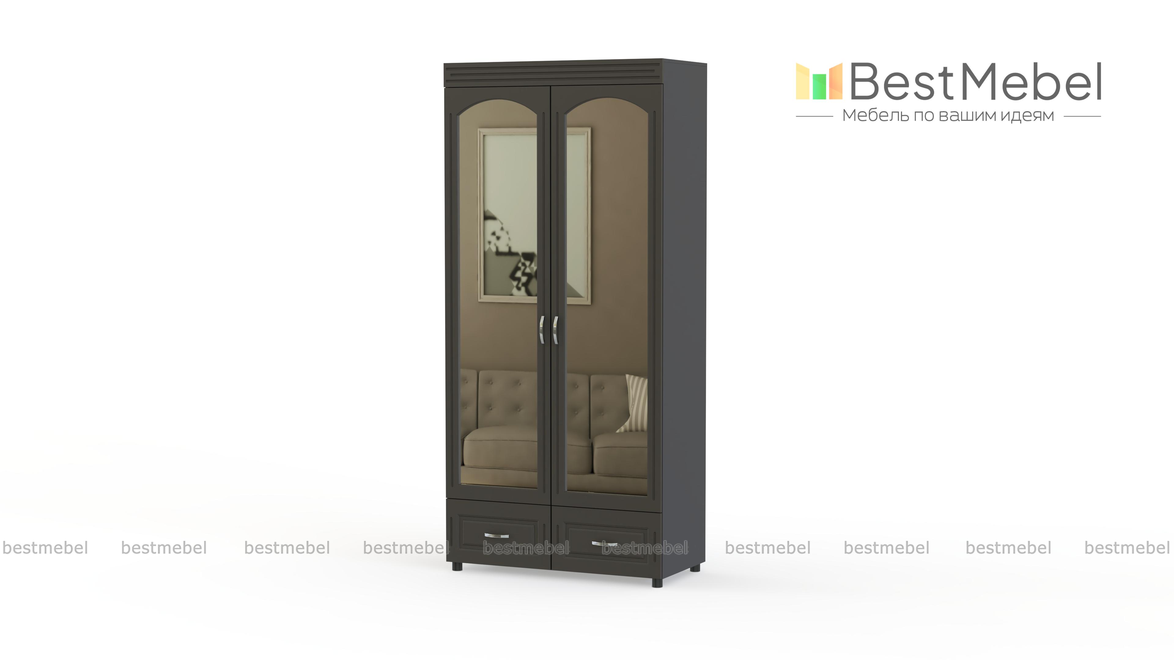 Распашной шкаф Элизабет К 3 BMS - Фото