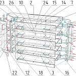 Схема сборки Комод радиусный Этюд 13 BMS