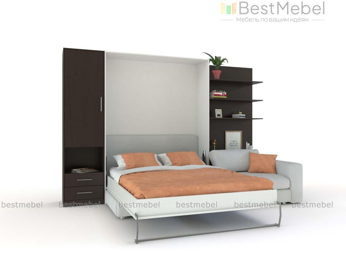 Шкаф-кровать с диваном Нью 5 BMS - Фото
