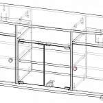 Чертеж Тумба Виста-13 BMS