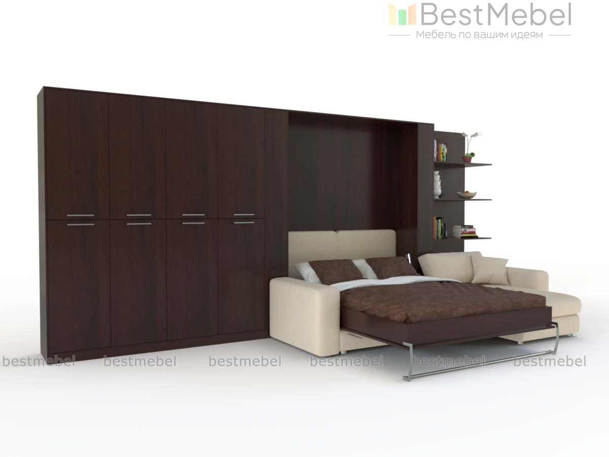 Шкаф-кровать с диваном Фиона 32 BMS - Фото